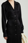 SAMUEL GUI YANG Phoenix hammered silk dress DR01-1